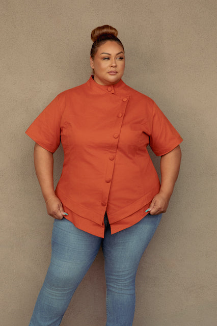Persimmon - Signature short sleeve chef coat