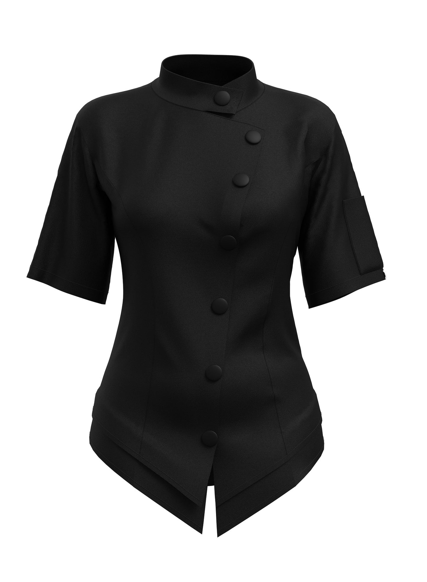 Black Currant - Signature short sleeve chef coat