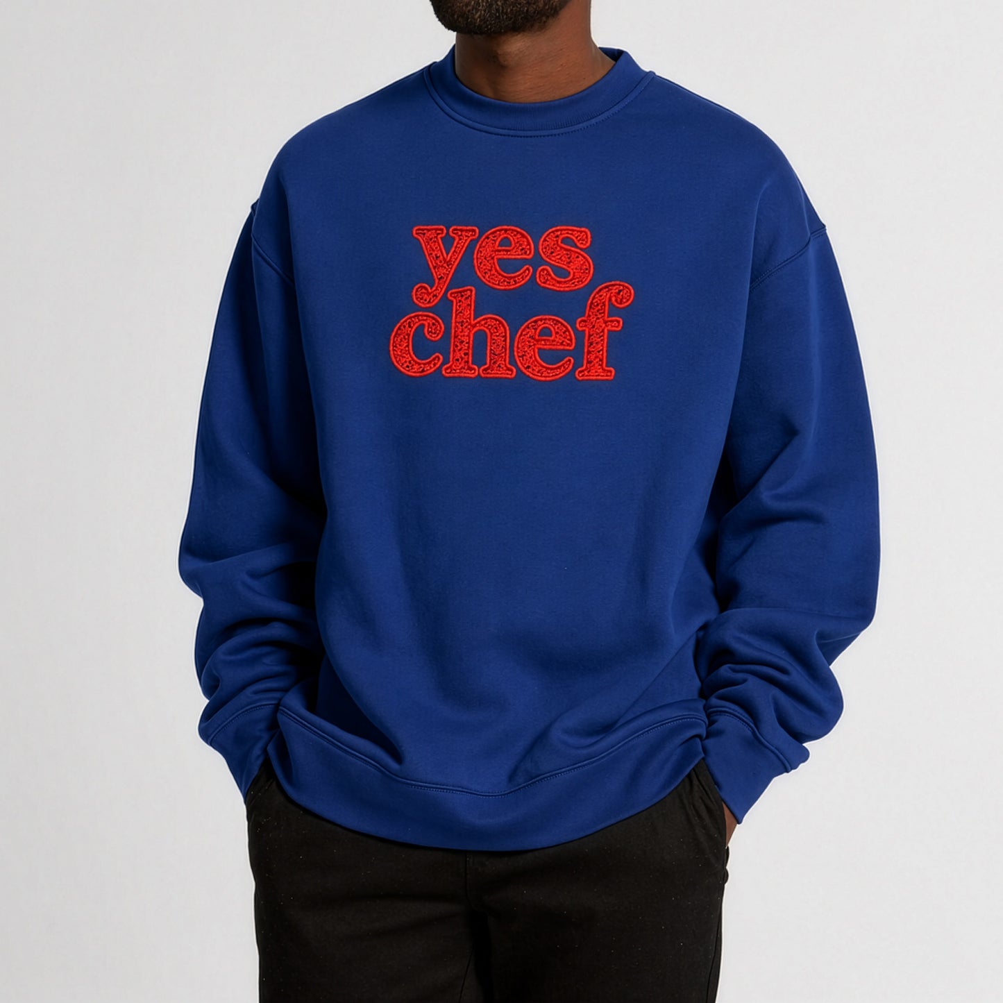 YES CHEF - relaxed crew sweatshirt